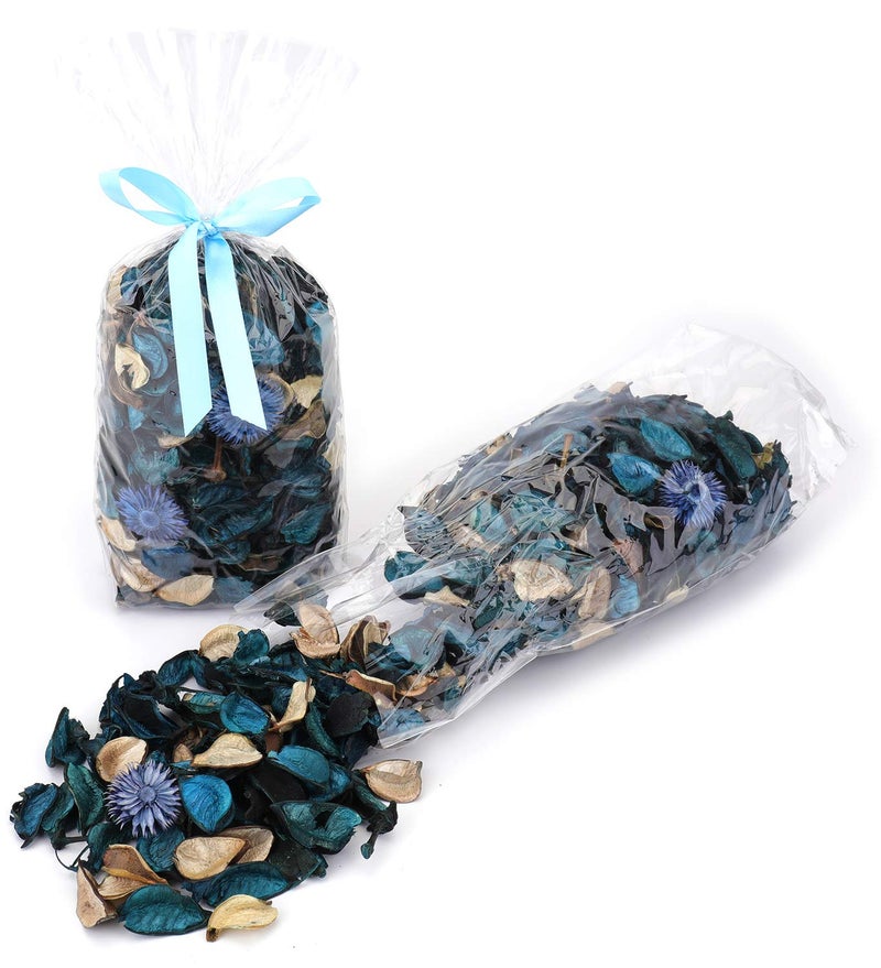 Yesland 3 Pack Potpourri Bag, Ocean Scent Fresh Perfume Sachet of Dried Flower Petals, Perfect Bowl and Vase Decorative Filler for Home & Office, 5oz (Blue) - Image 2